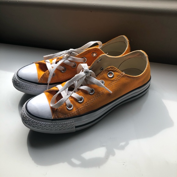 mustard colored converse